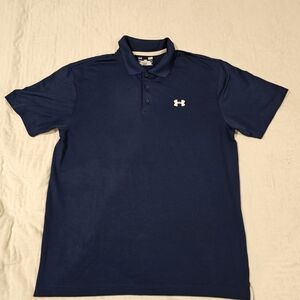 Under Armour Men's Dark Blue Polo Shirt